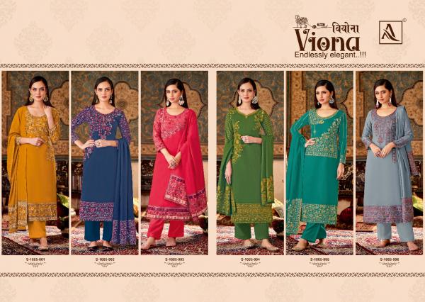 Alok Viona Pashmina Designer Exclusive Dress Material